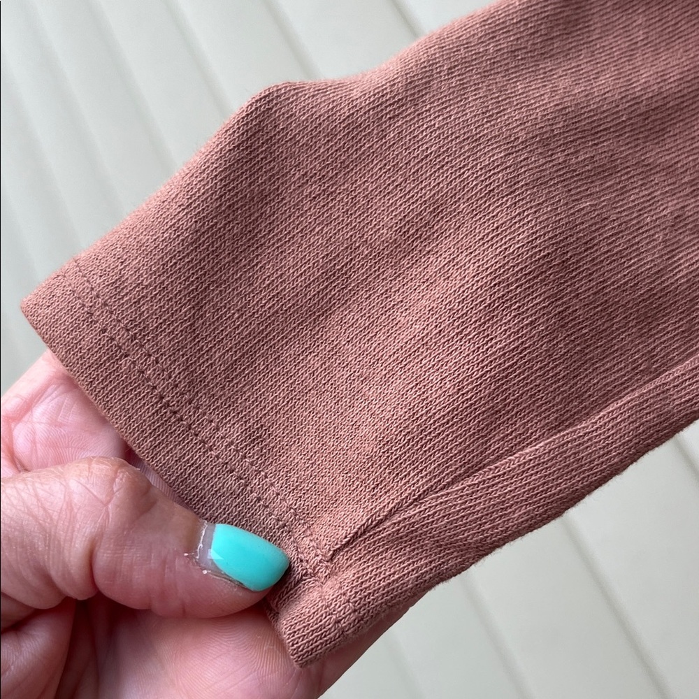 New We The Free Off-Shoulder Tan Sweater - Picture 10 of 12